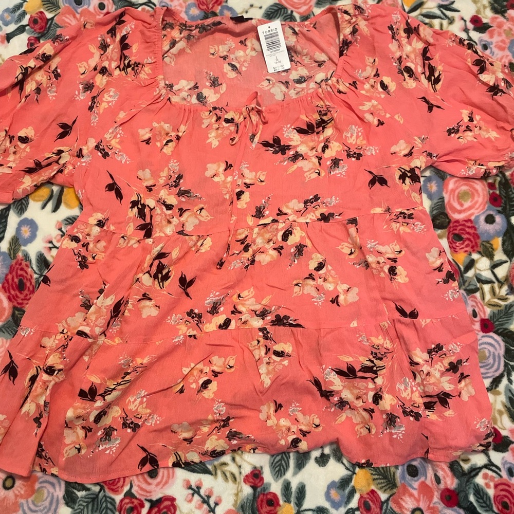 Torrid Babydoll Top NWT